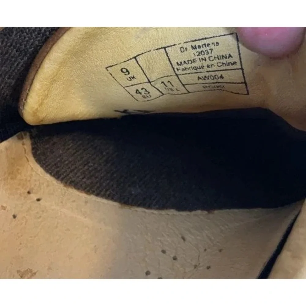 Dr. Martens Air Wear AW004 Keith LugSole Chunky Oxford Shoe Men 11 China Leather